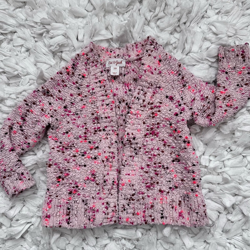 CAT & JACK | Popcorn Cardigan Sweater (18 Mo)